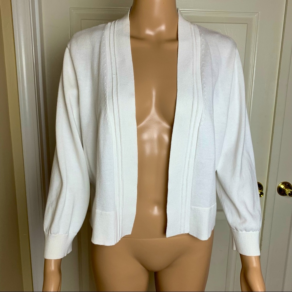 Black Label by Evan Picone Shrug Cardigan Sz XL